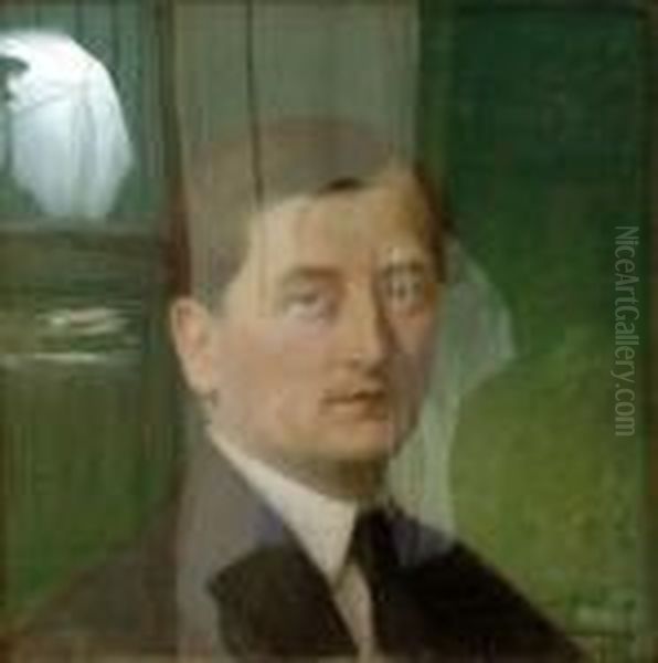 Portrait D'homme Oil Painting by Achille Lauge