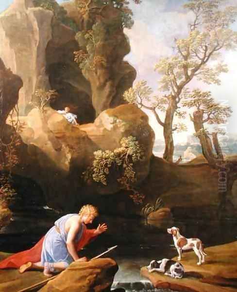 Narcissus Oil Painting by Francois Perrier