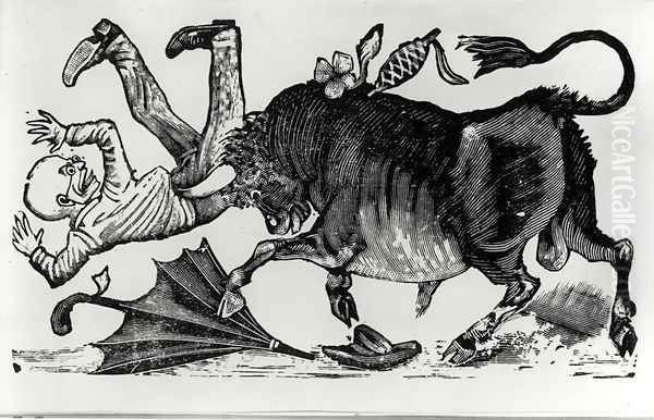 Don Chepito Torero, from Les Aventues de Don Chepito Oil Painting by Jose Guadalupe Posada