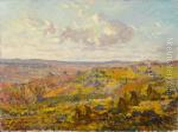 Rochefort En Terre: Les Granites Oil Painting by Louis Alphonse Abel Lauvray