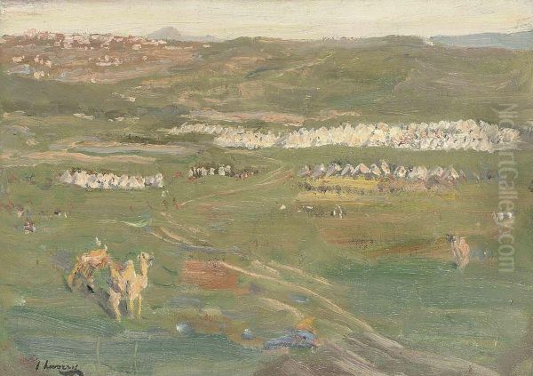 The Sultan's Camp, The Last Camp Of Abdul Aziz Oil Painting by John Lavery