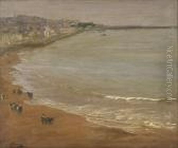 The Harbour, Tangier Oil Painting by John Lavery