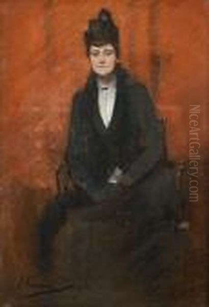 Portrait Of Helen Bell Oil Painting by John Lavery