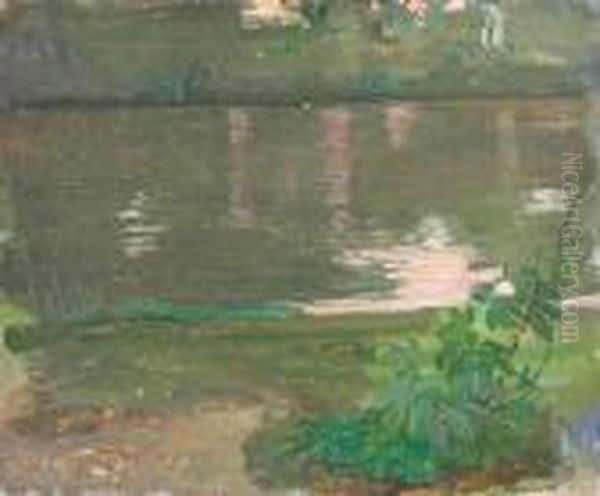 The Lake At Ranelagh Oil Painting by John Lavery