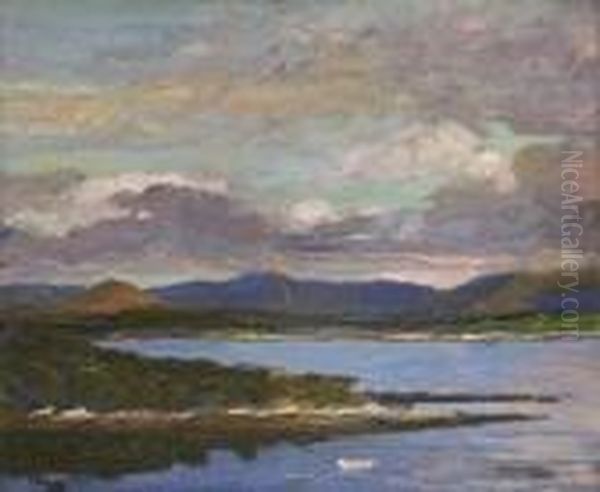 The Kenmare River, Evening, County Kerry Oil Painting by John Lavery