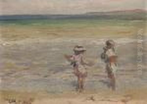 Sea Urchins Oil Painting by John Lavery