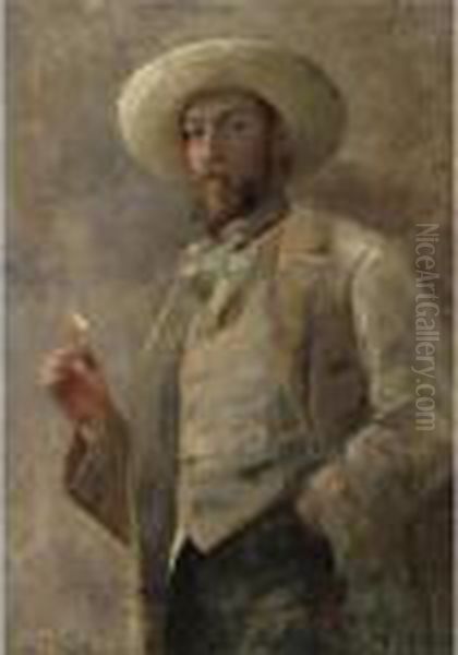 Portrait Of Gaines Ruger Donoho Oil Painting by John Lavery