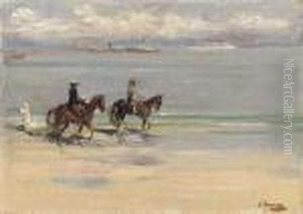 The Morning Ride, Tangier Oil Painting by John Lavery