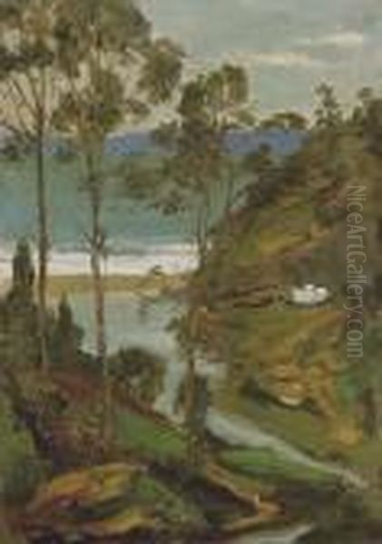 A Moorish Landscape Oil Painting by John Lavery