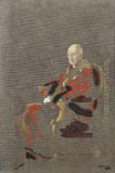 The Right Honourable Lord Ebbisham Cbe Oil Painting by John Lavery