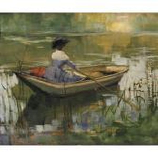 A Summer Afternoon - Sketch Oil Painting by John Lavery