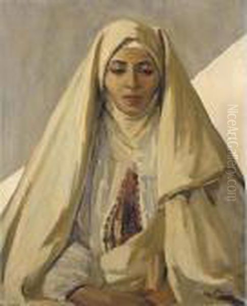 A Moorish Madonna Oil Painting by John Lavery