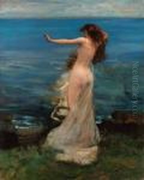 Ariadne Oil Painting by John Lavery