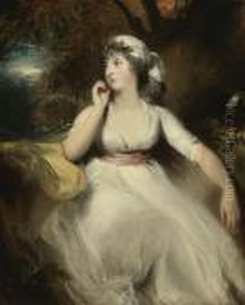 Portrait Of Miss Selina Peckwell Oil Painting by Sir Thomas Lawrence