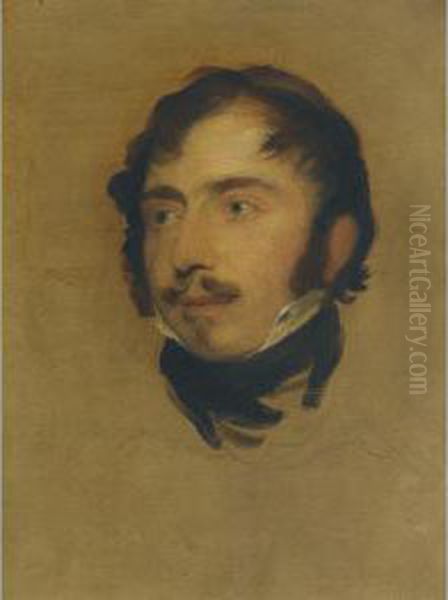 Portrait Of Colonel Thomas Wildman (1787-1859) Oil Painting by Sir Thomas Lawrence