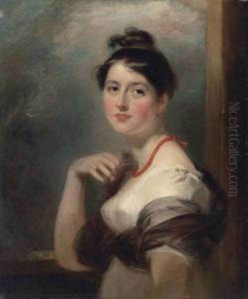 Portrait Of Mrs. John Williams, Of Gwersylt Park, Denbighshire Oil Painting by Sir Thomas Lawrence