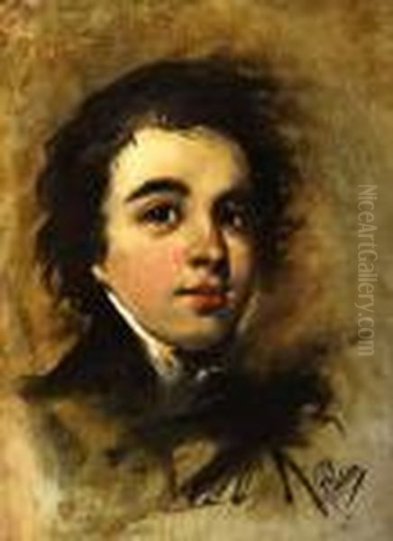 Portrait Of A Young Man Oil Painting by Sir Thomas Lawrence