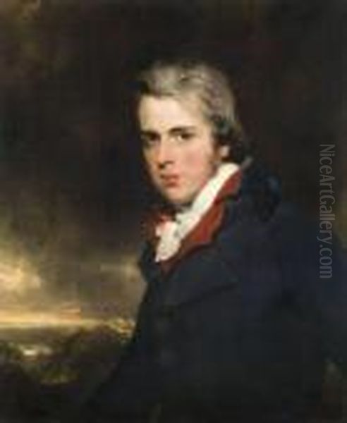 Portrait De Charles Lock Of Norbury (1770-1804) Oil Painting by Sir Thomas Lawrence