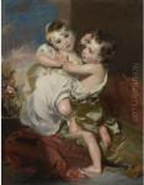 The Proffered Kiss Oil Painting by Sir Thomas Lawrence