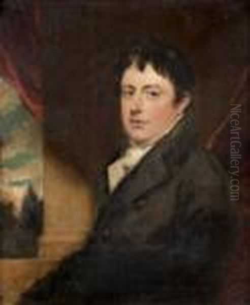 Portrait D'homme Oil Painting by Sir Thomas Lawrence