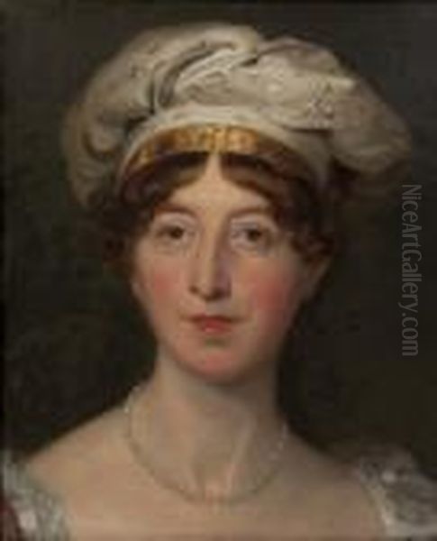 Lady Elizabeth Lowther (mrs. William Bentinck) Oil Painting by Sir Thomas Lawrence