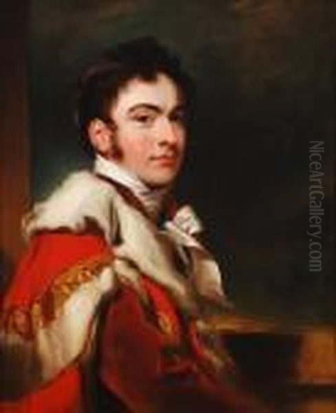 Portrait Of Henry Fleming Devereux, 14th Viscount Hereford Oil Painting by Sir Thomas Lawrence