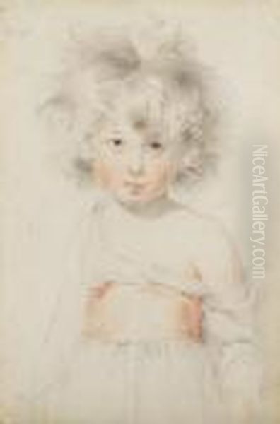 Portrait Of A Child Oil Painting by Sir Thomas Lawrence