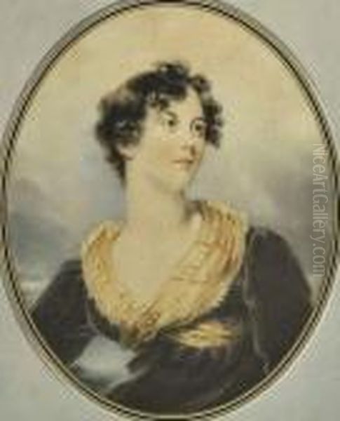 Portrait De Miss Stephen Oil Painting by Sir Thomas Lawrence