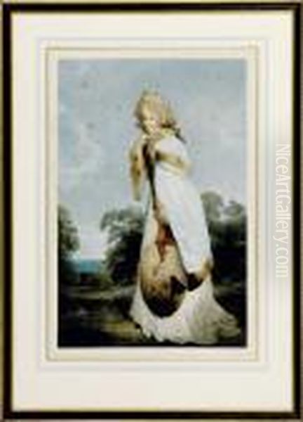 Miss Farren Countess Of Derby Oil Painting by Sir Thomas Lawrence