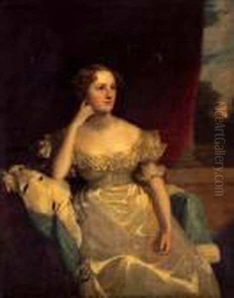 A Portrait Of A Lady Oil Painting by Sir Thomas Lawrence