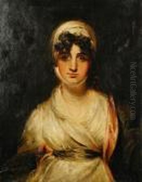 Portrait Of Sarah Siddons Oil Painting by Sir Thomas Lawrence