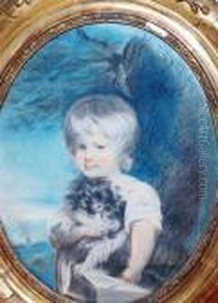 Young Boy With His Dog Oil Painting by Sir Thomas Lawrence