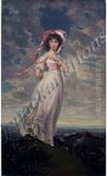 Pinkie Oil Painting by Sir Thomas Lawrence