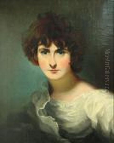 A Portrait Of Miss Maria Siddons Oil Painting by Sir Thomas Lawrence