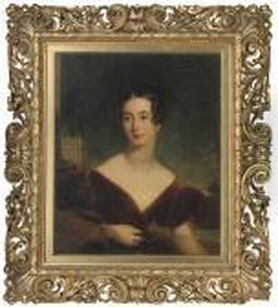 Portrait Of Louisa Sophia Clayton Oil Painting by Sir Thomas Lawrence