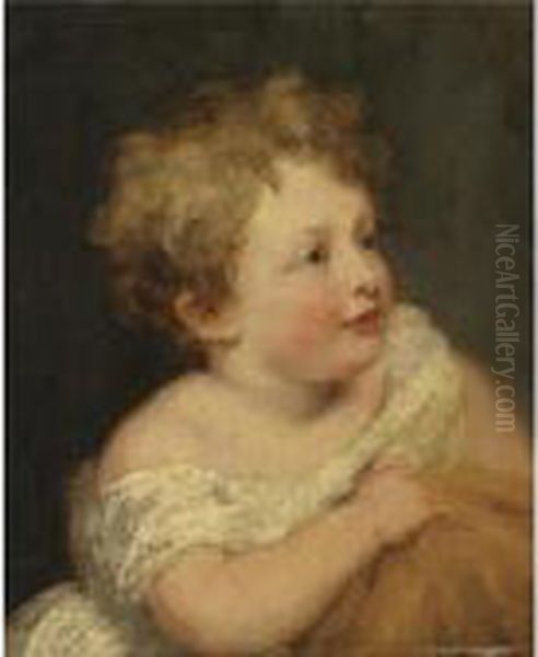 Portrait Of A Child Oil Painting by Sir Thomas Lawrence