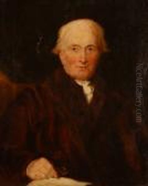 Portrait Of Sir John Angerstein Oil Painting by Sir Thomas Lawrence