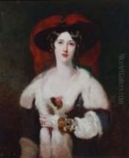 Lady Peel Oil Painting by Sir Thomas Lawrence