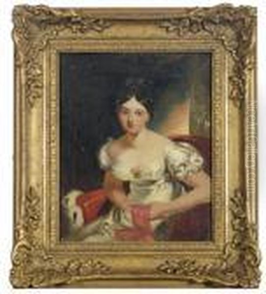 Portrait Of Margaret, Countess Of Blessington Oil Painting by Sir Thomas Lawrence