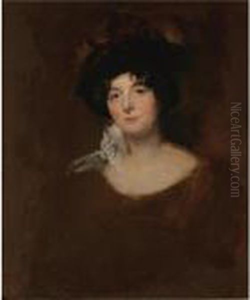 Potrait Of A Lady, Said To Be Lady Blessington's Sister Oil Painting by Sir Thomas Lawrence