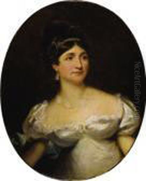 Portrait Of Lady Hertford Oil Painting by Sir Thomas Lawrence