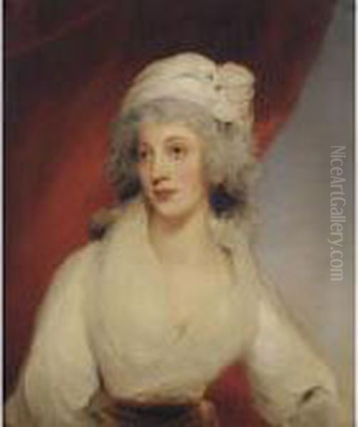 Portrait Of Mrs. Calverley Bewicke (died 1859) Oil Painting by Sir Thomas Lawrence