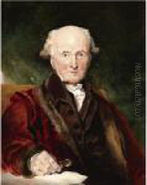 Portrait Of John Julius Angerstein Oil Painting by Sir Thomas Lawrence