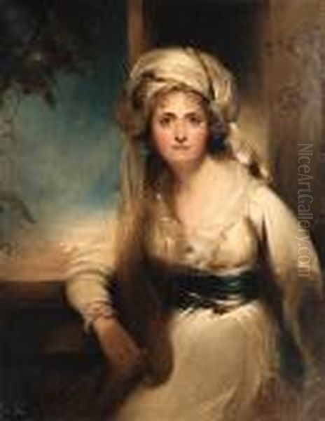 Portrait Of Mary, Countess Of Inchiquin, Thee-quarter Length Oil Painting by Sir Thomas Lawrence