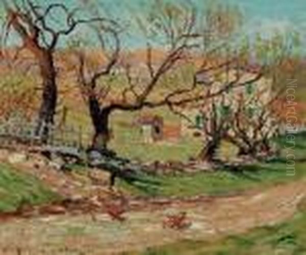 Willows In Spring Oil Painting by Ernest Lawson