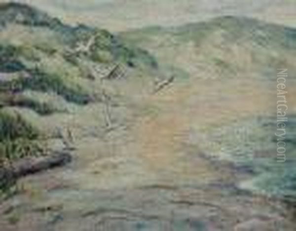 Seascape Oil Painting by Ernest Lawson