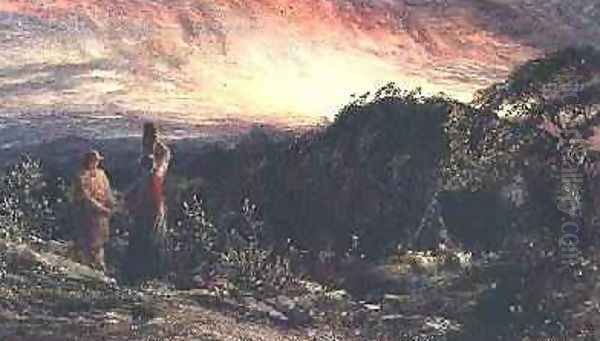 The Dawn of Life Oil Painting by Samuel Palmer