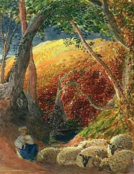 The Magic Apple Tree Oil Painting by Samuel Palmer