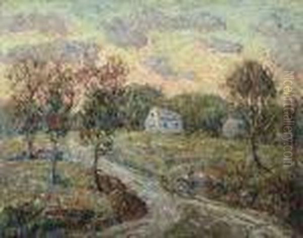 Twilight Oil Painting by Ernest Lawson