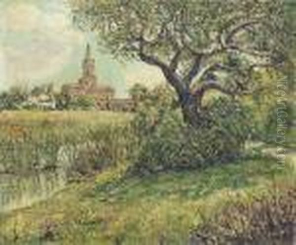 The Biltmore Hotel, Palm Beach Oil Painting by Ernest Lawson